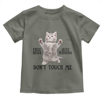 Free Hugs Do Not Touch Me Toddler T Shirt Funny Cat Meme - Wonder Print Shop