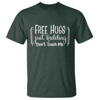 Funny Sarcastic T Shirt Free Hugs Just Kidding Do Not Touch Me - Wonder Print Shop