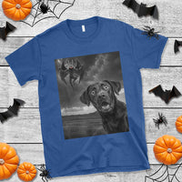 Funny Labrador Selfie With Mothman T Shirt Cryptid Gift - Wonder Print Shop