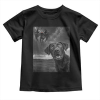 Funny Labrador Selfie With Mothman Toddler T Shirt Cryptid Gift - Wonder Print Shop