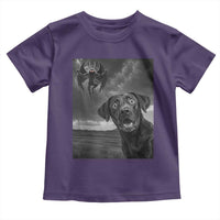Funny Labrador Selfie With Mothman Toddler T Shirt Cryptid Gift - Wonder Print Shop