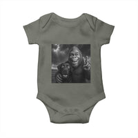 Cute Labrador Selfie With Bigfoot Baby Onesie Funny Cryptid - Wonder Print Shop