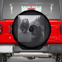 Funny Labrador Selfie With Bear Spare Tire Cover Dog Lover Gift - Wonder Print Shop