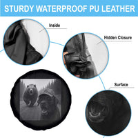 Funny Labrador Selfie With Bear Spare Tire Cover Dog Lover Gift - Wonder Print Shop