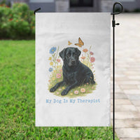 My Dog Is My Therapist Garden Flag Labrador Retriever Lover Gift - Wonder Print Shop