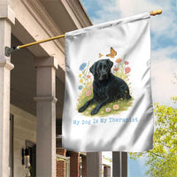 My Dog Is My Therapist Garden Flag Labrador Retriever Lover Gift - Wonder Print Shop