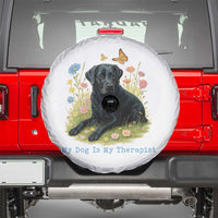 My Dog Is My Therapist Spare Tire Cover Labrador Retriever Lover Gift - Wonder Print Shop