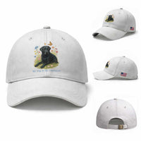 My Dog Is My Therapist Baseball Cap Labrador Retriever Lover Gift