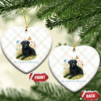 My Dog Is My Therapist Ceramic Ornament Labrador Retriever Lover Gift - Wonder Print Shop