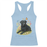 My Dog Is My Therapist Racerback Tank Top Labrador Retriever Lover Gift - Wonder Print Shop