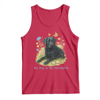 My Dog Is My Therapist Tank Top Labrador Retriever Lover Gift - Wonder Print Shop