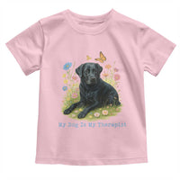 My Dog Is My Therapist Toddler T Shirt Labrador Retriever Lover Gift - Wonder Print Shop