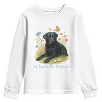My Dog Is My Therapist Youth Sweatshirt Labrador Retriever Lover Gift - Wonder Print Shop
