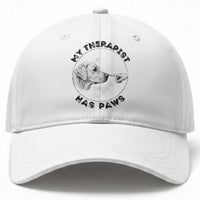 Funny Labrador Retriever Gift Baseball Cap My Therapist Has Paws