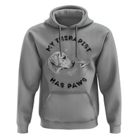 Funny Labrador Retriever Gift Hoodie My Therapist Has Paws - Wonder Print Shop