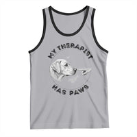 Funny Labrador Retriever Gift Tank Top My Therapist Has Paws - Wonder Print Shop