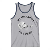 Funny Labrador Retriever Gift Tank Top My Therapist Has Paws - Wonder Print Shop