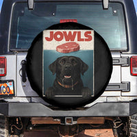Black Labrador Retriever Spare Tire Cover Funny Jowls Horror Dog Poster - Wonder Print Shop