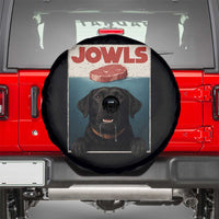 Black Labrador Retriever Spare Tire Cover Funny Jowls Horror Dog Poster - Wonder Print Shop