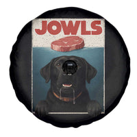 Black Labrador Retriever Spare Tire Cover Funny Jowls Horror Dog Poster - Wonder Print Shop