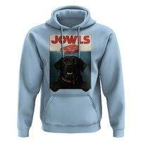 Black Labrador Retriever Hoodie Funny Jowls Horror Dog Poster - Wonder Print Shop