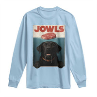 Black Labrador Retriever Long Sleeve Shirt Funny Jowls Horror Dog Poster - Wonder Print Shop