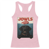 Black Labrador Retriever Racerback Tank Top Funny Jowls Horror Dog Poster - Wonder Print Shop