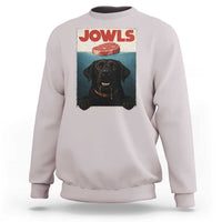 Black Labrador Retriever Sweatshirt Funny Jowls Horror Dog Poster - Wonder Print Shop