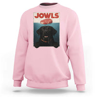 Black Labrador Retriever Sweatshirt Funny Jowls Horror Dog Poster - Wonder Print Shop