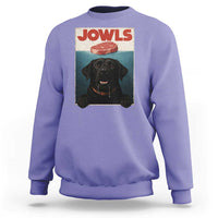 Black Labrador Retriever Sweatshirt Funny Jowls Horror Dog Poster - Wonder Print Shop