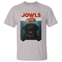 Black Labrador Retriever T Shirt Funny Jowls Horror Dog Poster - Wonder Print Shop