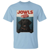 Black Labrador Retriever T Shirt Funny Jowls Horror Dog Poster - Wonder Print Shop