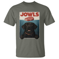 Black Labrador Retriever T Shirt Funny Jowls Horror Dog Poster - Wonder Print Shop