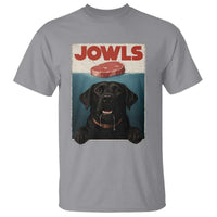 Black Labrador Retriever T Shirt Funny Jowls Horror Dog Poster - Wonder Print Shop