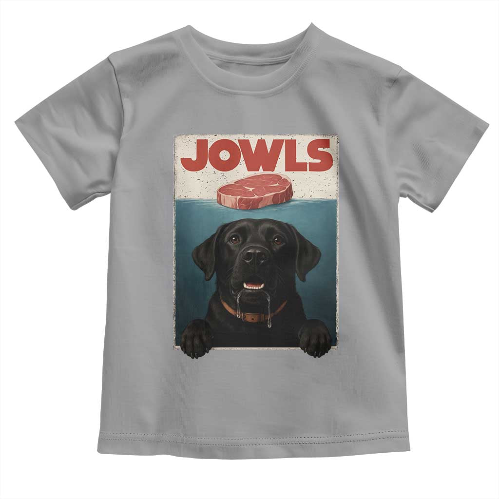 Black Labrador Retriever Toddler T Shirt Funny Jowls Horror Dog Poster - Wonder Print Shop