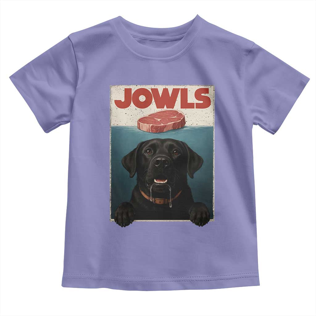 Black Labrador Retriever Toddler T Shirt Funny Jowls Horror Dog Poster - Wonder Print Shop