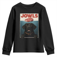 Black Labrador Retriever Youth Sweatshirt Funny Jowls Horror Dog Poster - Wonder Print Shop