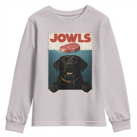 Black Labrador Retriever Youth Sweatshirt Funny Jowls Horror Dog Poster - Wonder Print Shop