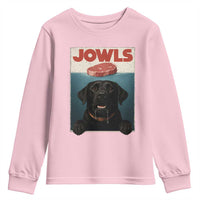 Black Labrador Retriever Youth Sweatshirt Funny Jowls Horror Dog Poster - Wonder Print Shop