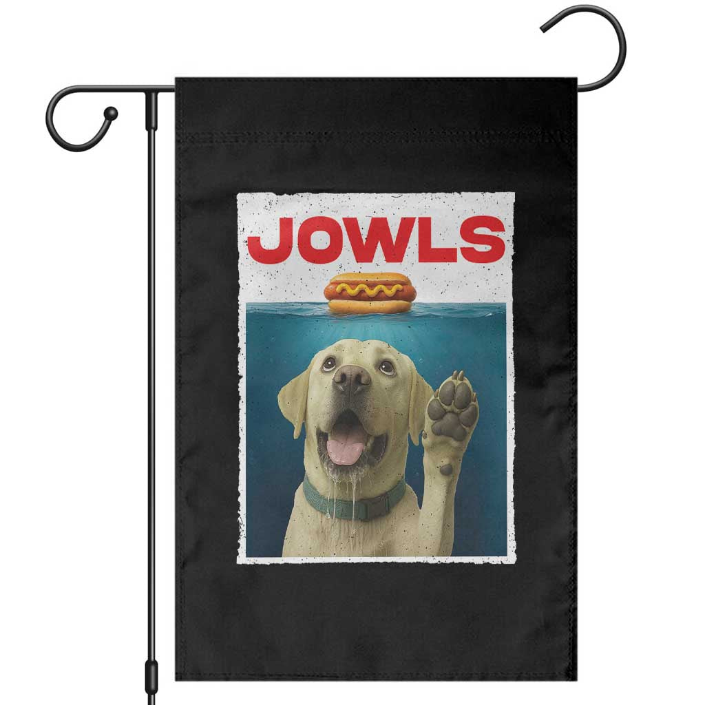 Funny Yellow Lab Jowls Garden Flag Labrador Retriever Lover Gift - Wonder Print Shop