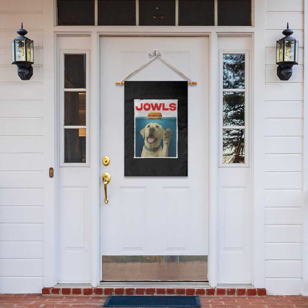 Funny Yellow Lab Jowls Garden Flag Labrador Retriever Lover Gift - Wonder Print Shop