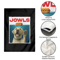 Funny Yellow Lab Jowls Garden Flag Labrador Retriever Lover Gift - Wonder Print Shop