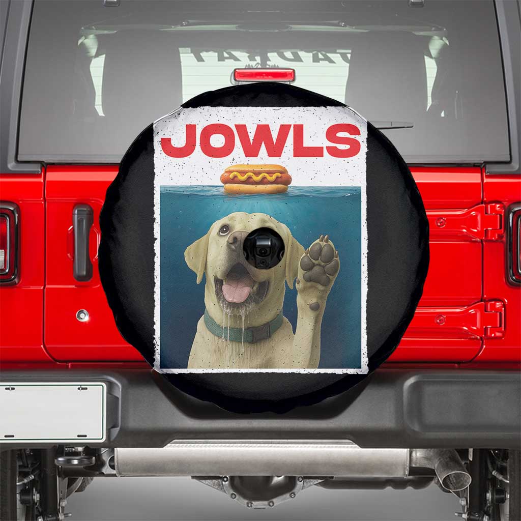 Funny Yellow Lab Jowls Spare Tire Cover Labrador Retriever Lover Gift - Wonder Print Shop