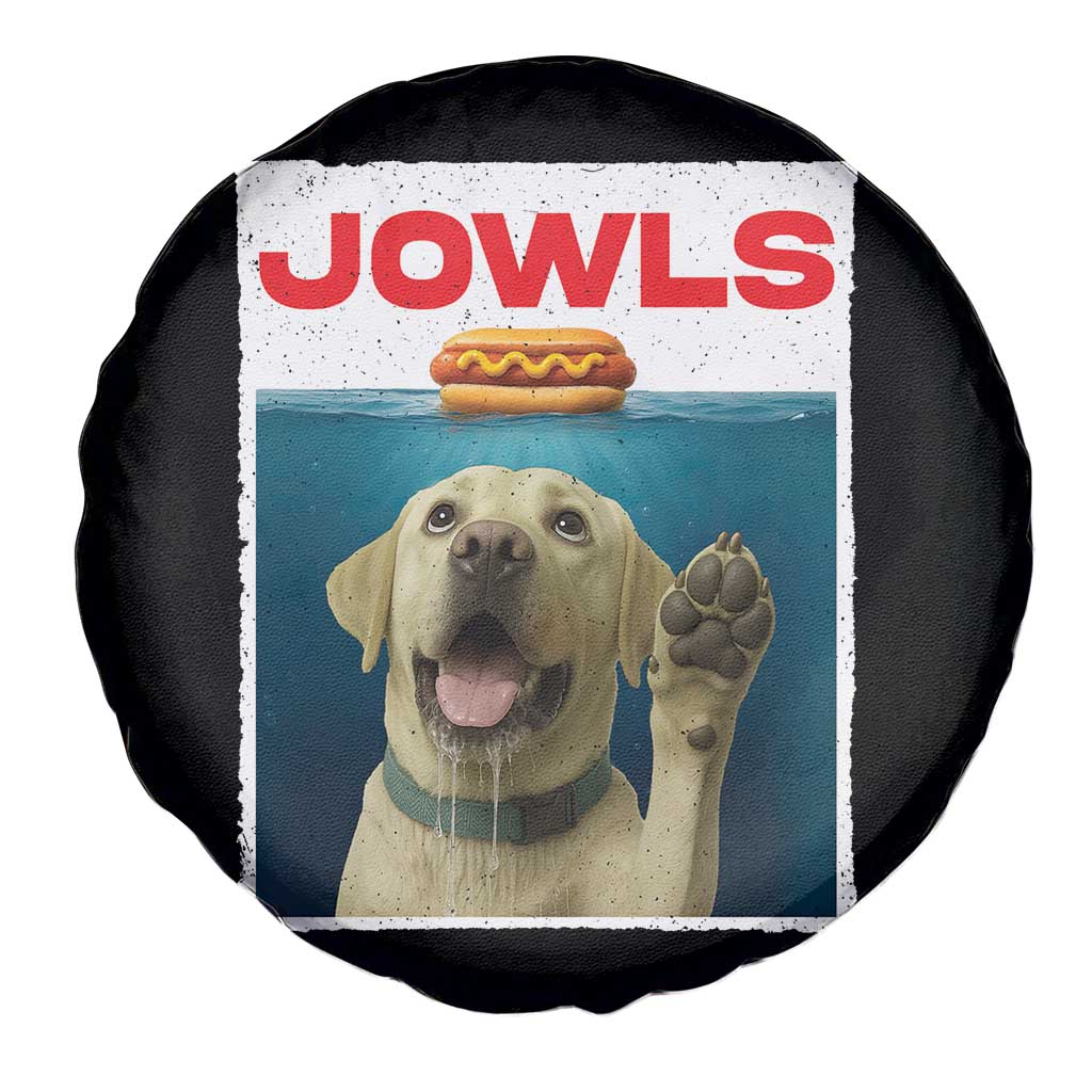 Funny Yellow Lab Jowls Spare Tire Cover Labrador Retriever Lover Gift - Wonder Print Shop