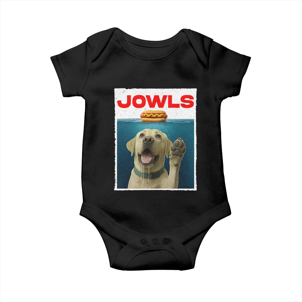 Funny Yellow Lab Jowls Baby Onesie Labrador Retriever Lover Gift - Wonder Print Shop