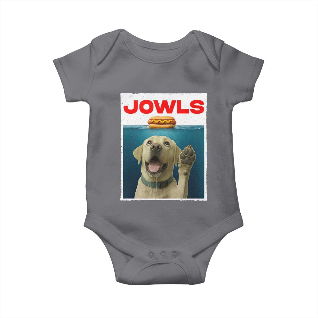 Funny Yellow Lab Jowls Baby Onesie Labrador Retriever Lover Gift - Wonder Print Shop