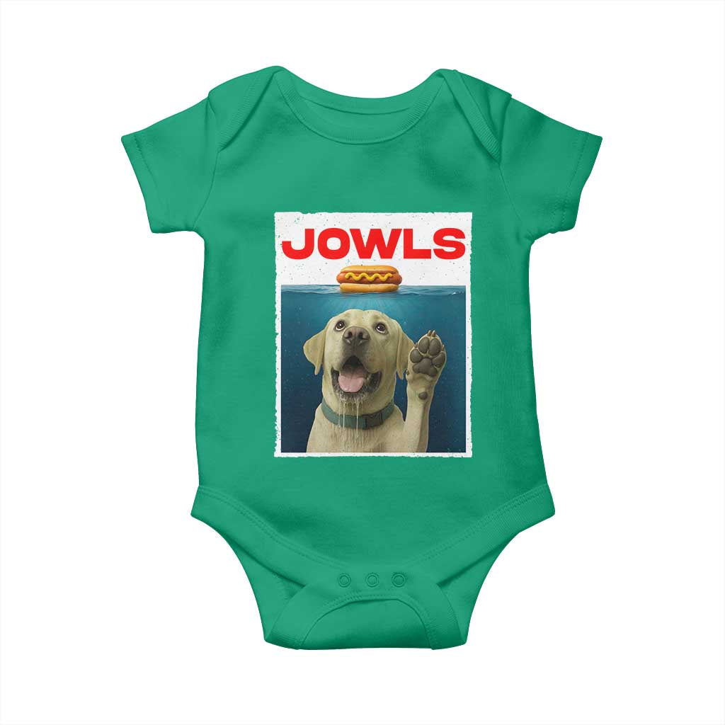Funny Yellow Lab Jowls Baby Onesie Labrador Retriever Lover Gift - Wonder Print Shop