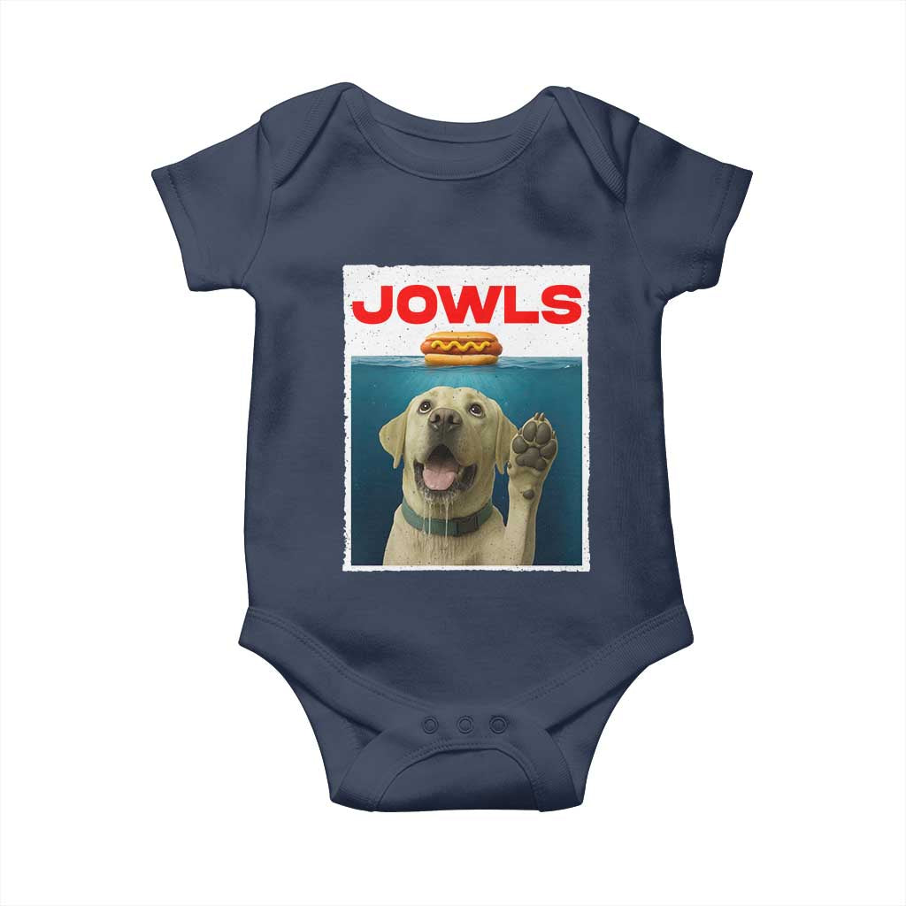 Funny Yellow Lab Jowls Baby Onesie Labrador Retriever Lover Gift - Wonder Print Shop