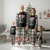 Funny Yellow Lab Jowls Plaid Pajama Set Labrador Retriever Lover Gift - Wonder Print Shop