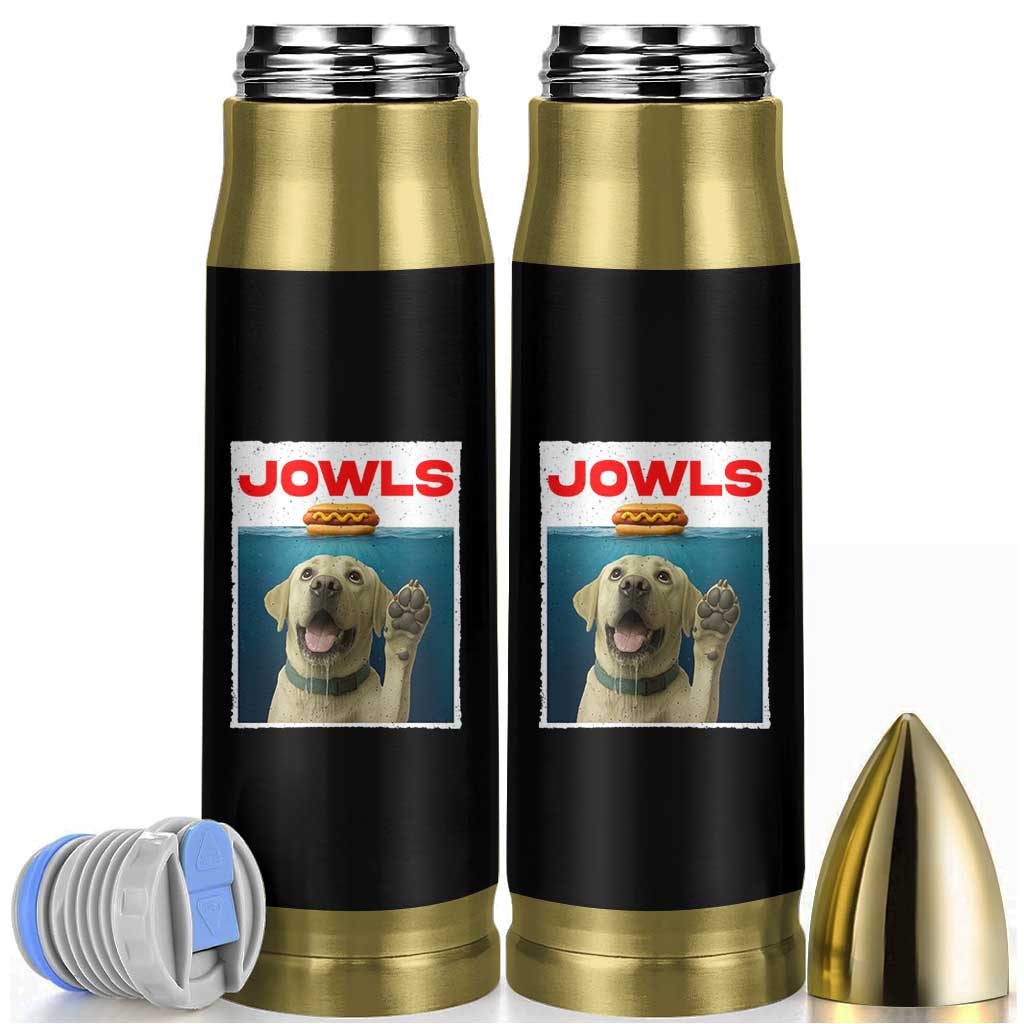 Funny Yellow Lab Jowls Bullet Tumbler Labrador Retriever Lover Gift - Wonder Print Shop